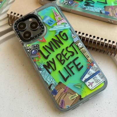 قاب آکواریومی شبرنگ Living My Best Life (کدC1314)