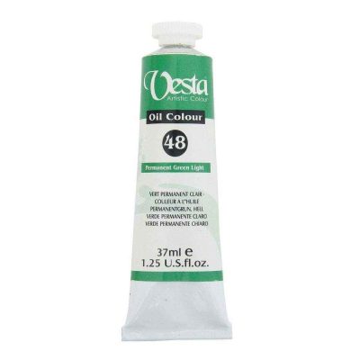 رنگ روغن 37میل وستاکد48 Light Green Permanent