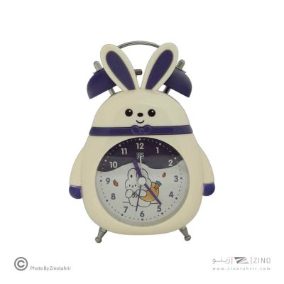 ساعت رومیزی زنگ دار طرح خرگوش کد3507