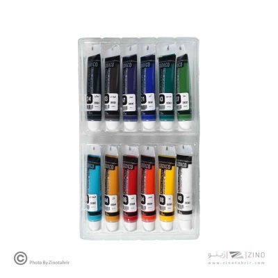 اکریلیک ساده تیوپی18میل سوداکو12رنگ کد00500
