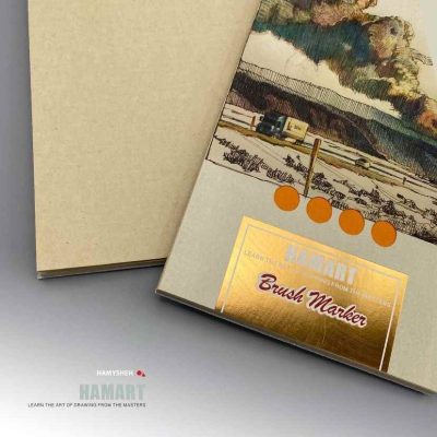 دفترطراحیA4سری براش مارکرهمیشه