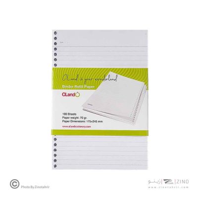 یدک دفترکلاسوری26حلقه100برگ الند کدRF-VZ-100