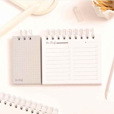 دفتریادداشت تودولیست (کاغذ سفید) 2تکه 210*110 برگ سری پیور بیوتی