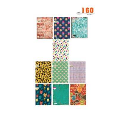 دفتر160برگ رحلی سیمی ایده - 1 جلد