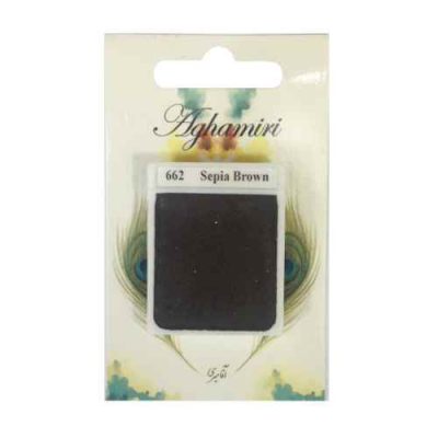 قرص آبرنگ کد 662آقامیری Sepia Brown