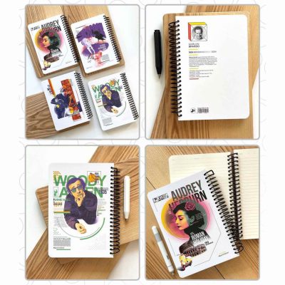 دفتررقعی سایز14*20لجندپیل سری سینماگران