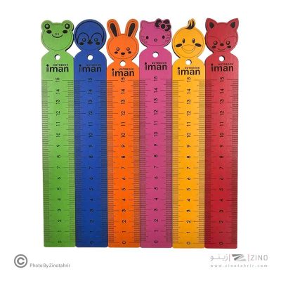 خط کش 15سانت فانتزی ایمان کد9919