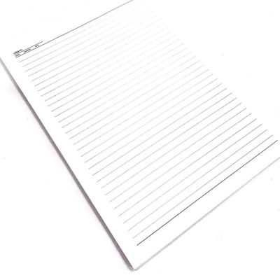 کاغذA4خطدار50برگی کلیپس کد0053